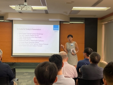 HKSOA & StormGeo Joint seminar – 2023 Typhoon Outlook and Its Impact on Decarbonization 協會與StormGeo聯辦研討會：2023年颱風展望及其對脫碳的影響