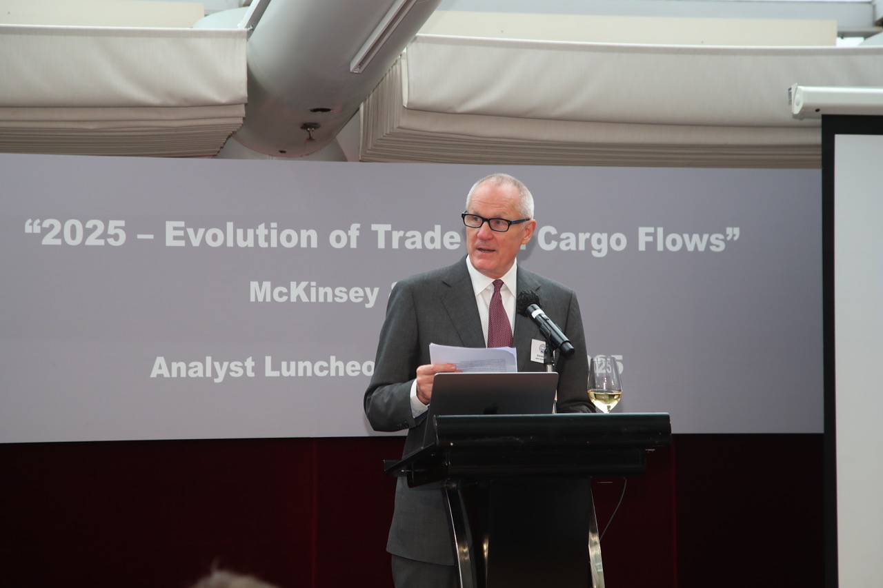 Association ‘Analyst’ Luncheon – “2025 – Evolution of Trade and Cargo Flows” 市場分析午餐會 -“2025 年—貿易與貨物流動的演變”