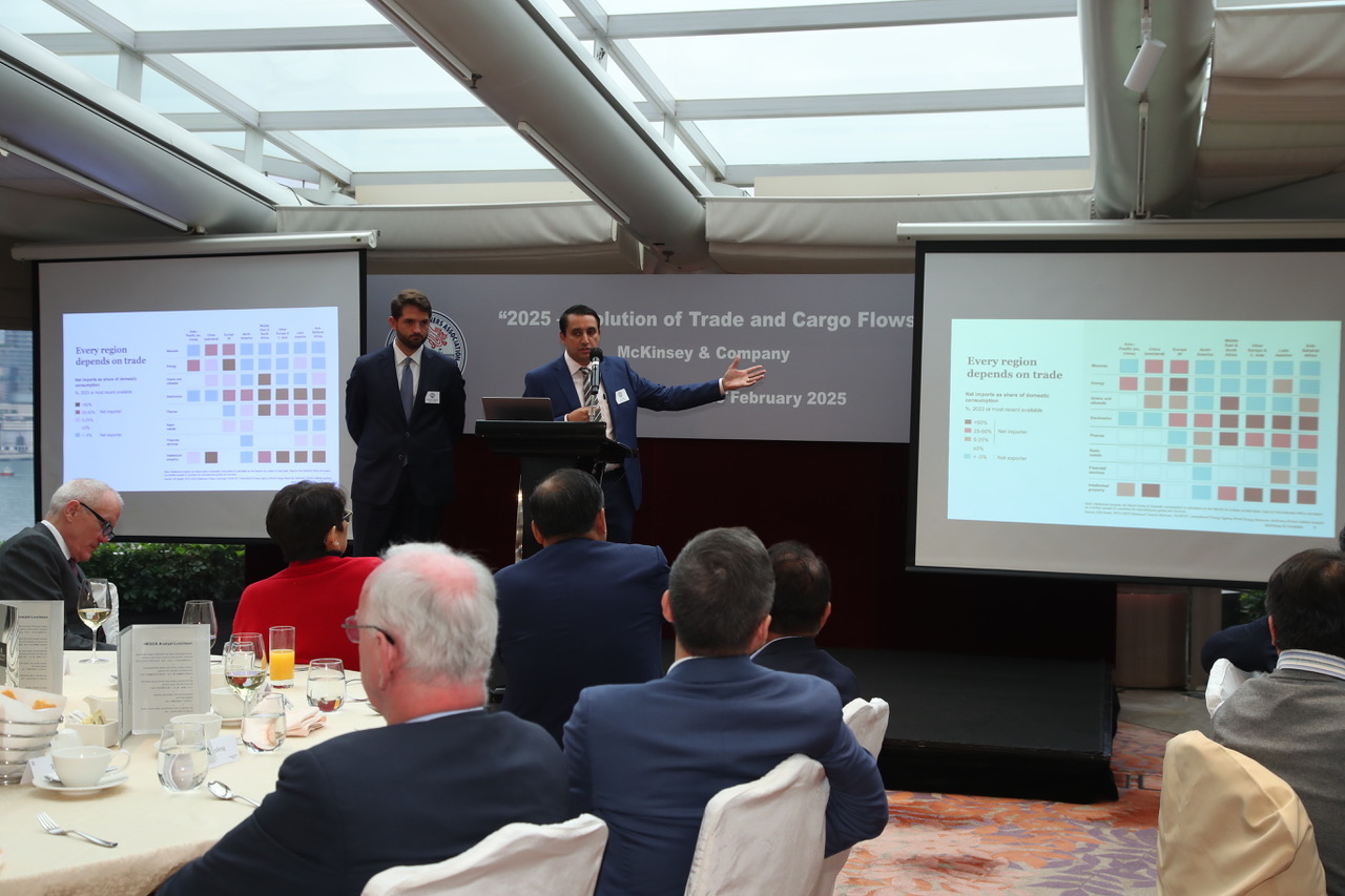 Association ‘Analyst’ Luncheon – “2025 – Evolution of Trade and Cargo Flows” 市場分析午餐會 -“2025 年—貿易與貨物流動的演變”